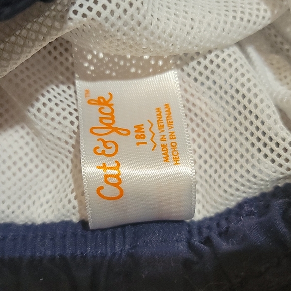 Cat & Jack toddler swim trunks, pineapples, 18 months - Picture 3 of 8